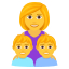 👩‍👦‍👦