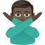:man_gesturing_no_tone5: 🙅🏿♂️
