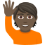 :person_raising_hand_tone5: 🙋🏿
