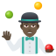 :man_juggling_tone5: 🤹🏿♂️